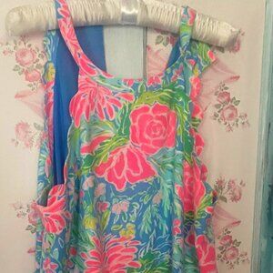 Tabby Shift Zanzibar Blue  Lilly Pulitzer